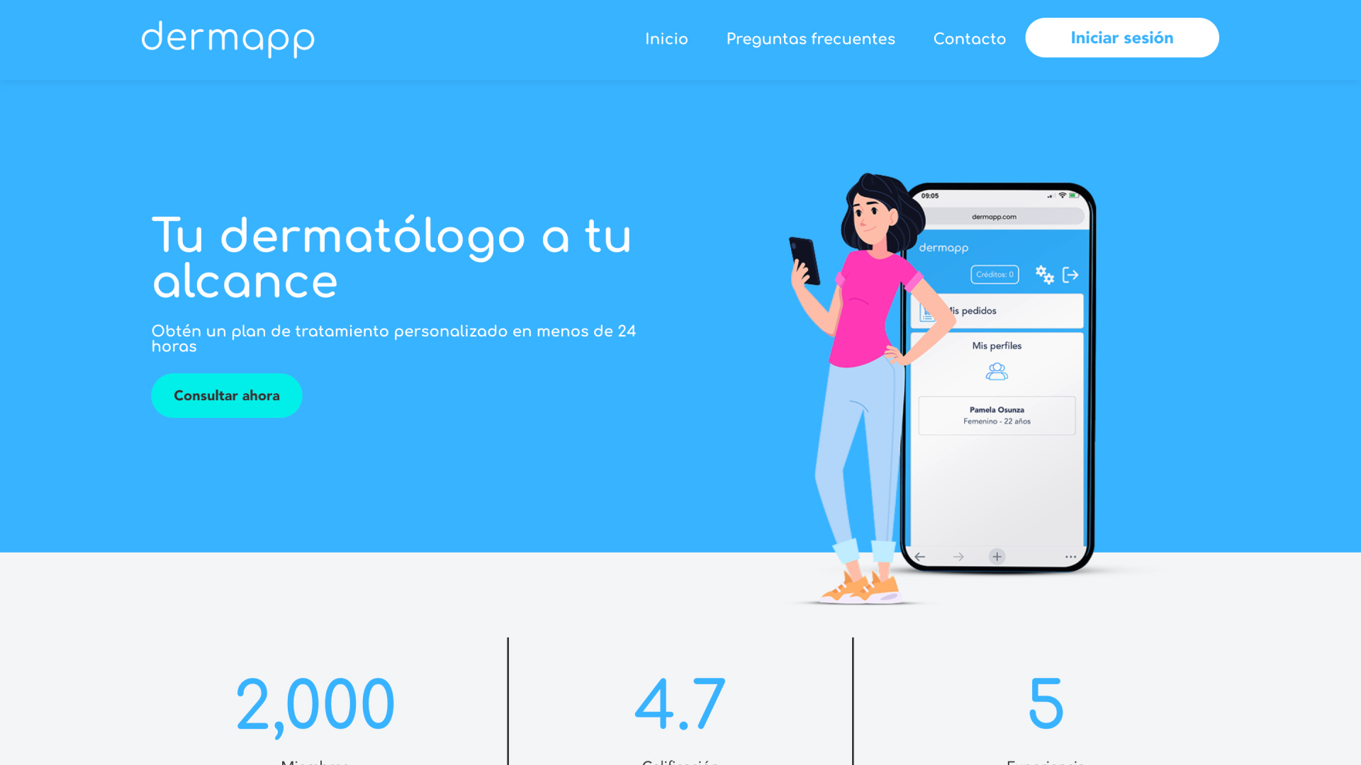 Dermapp por Tebiko